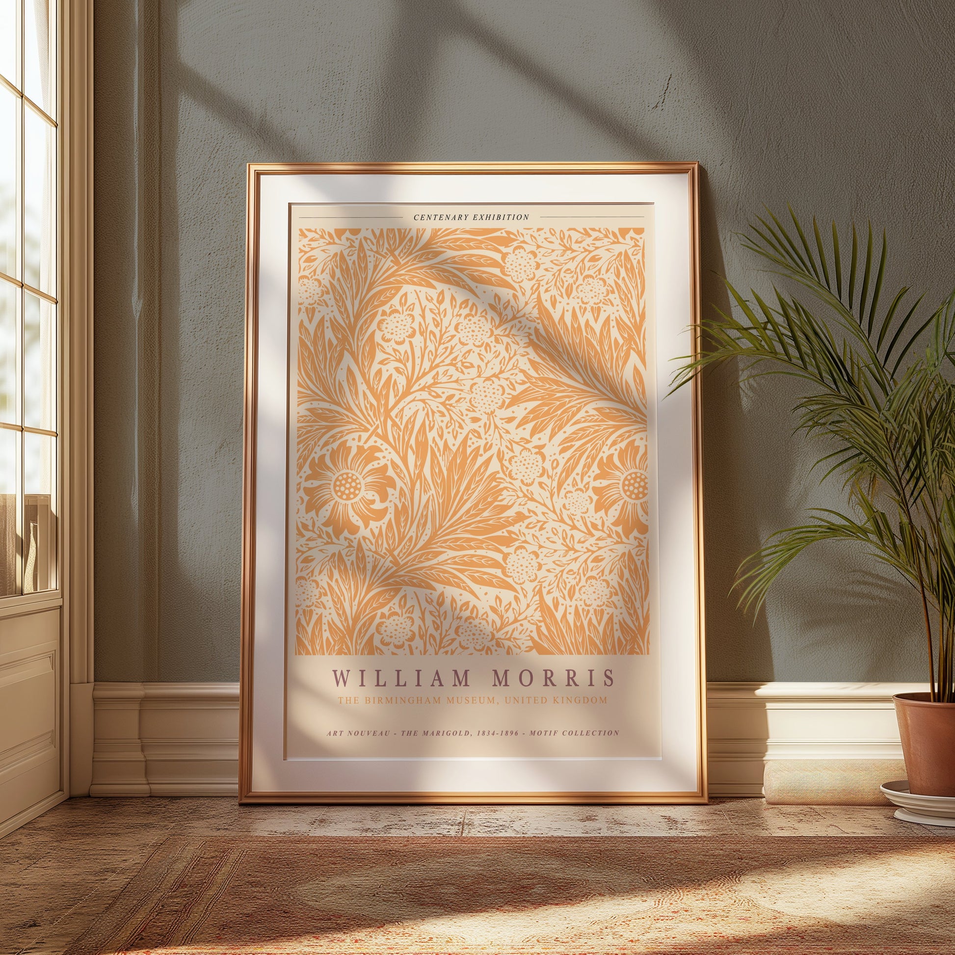 Premium Poster of Art Nouveau William Morris Floral Birmingham Museum Posters