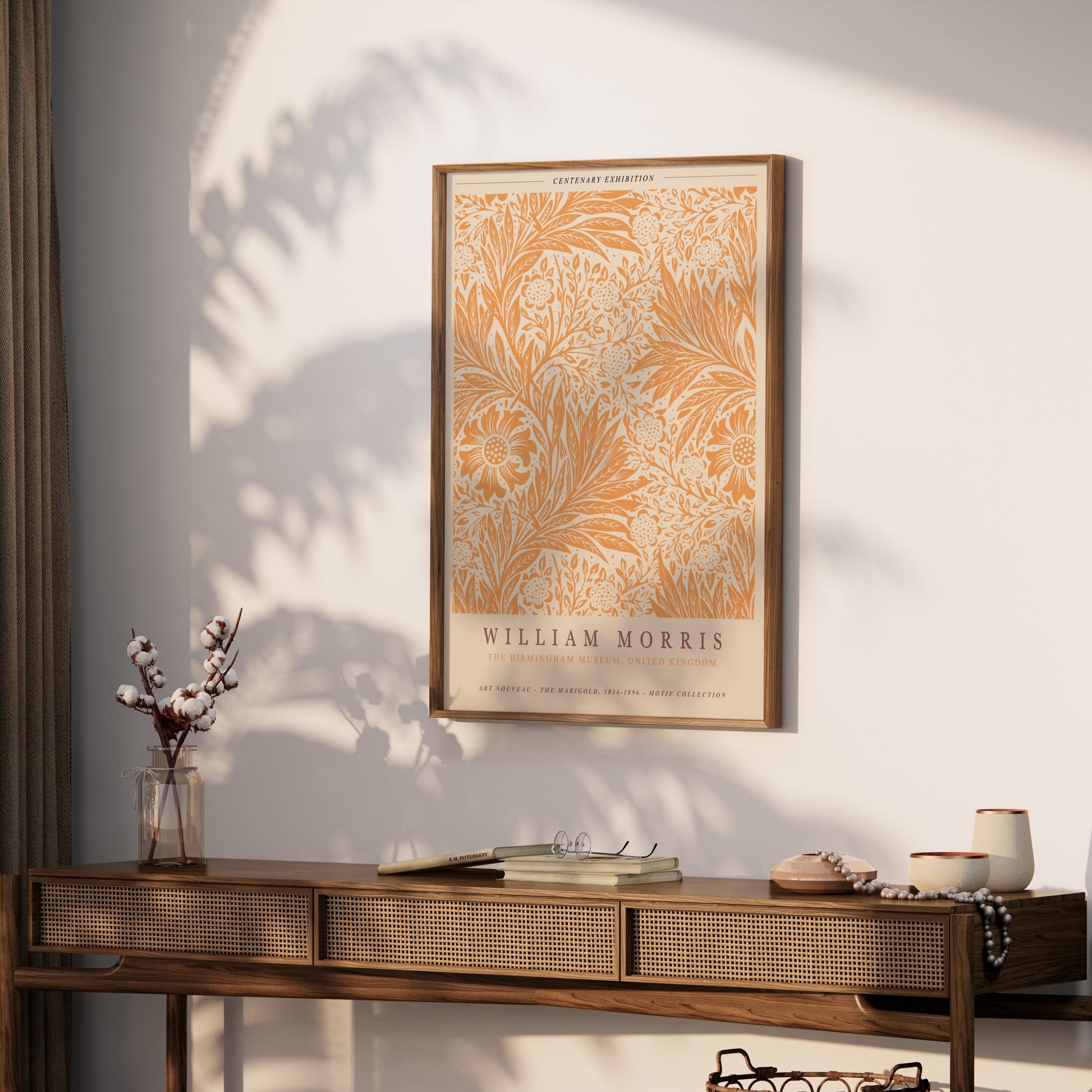 Premium Poster of Art Nouveau William Morris Floral Birmingham Museum Posters