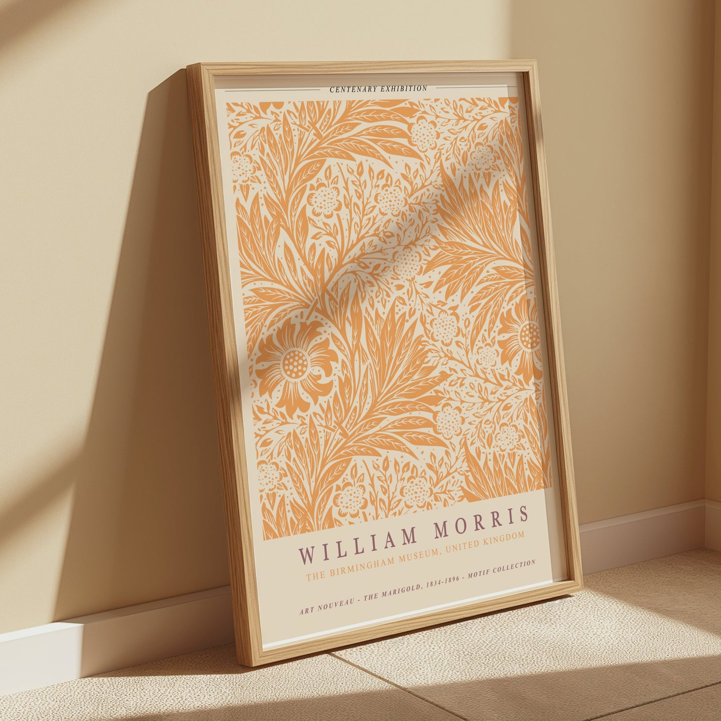 Premium Poster of Art Nouveau William Morris Floral Birmingham Museum Posters