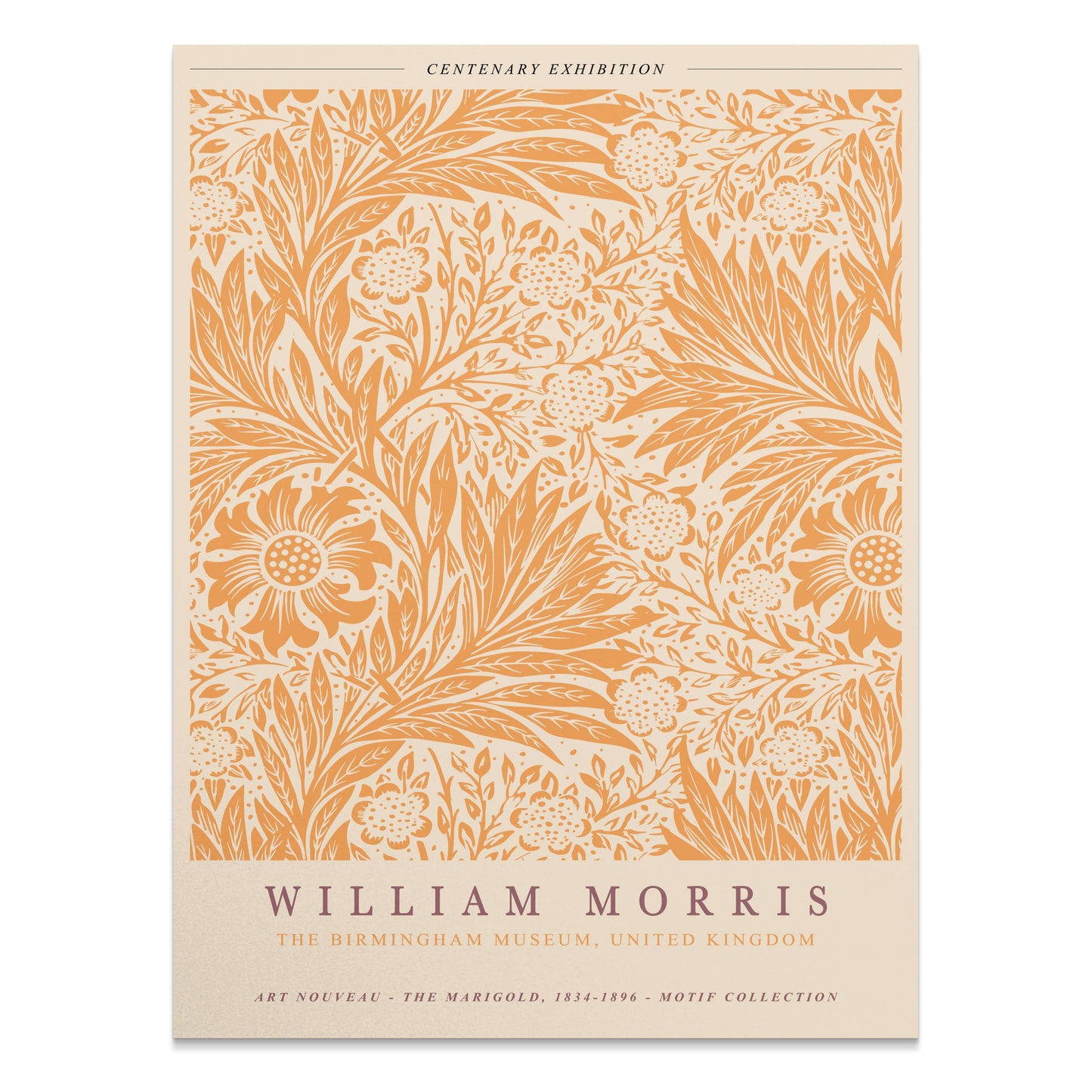Premium Poster of Art Nouveau William Morris Floral Birmingham Museum Posters