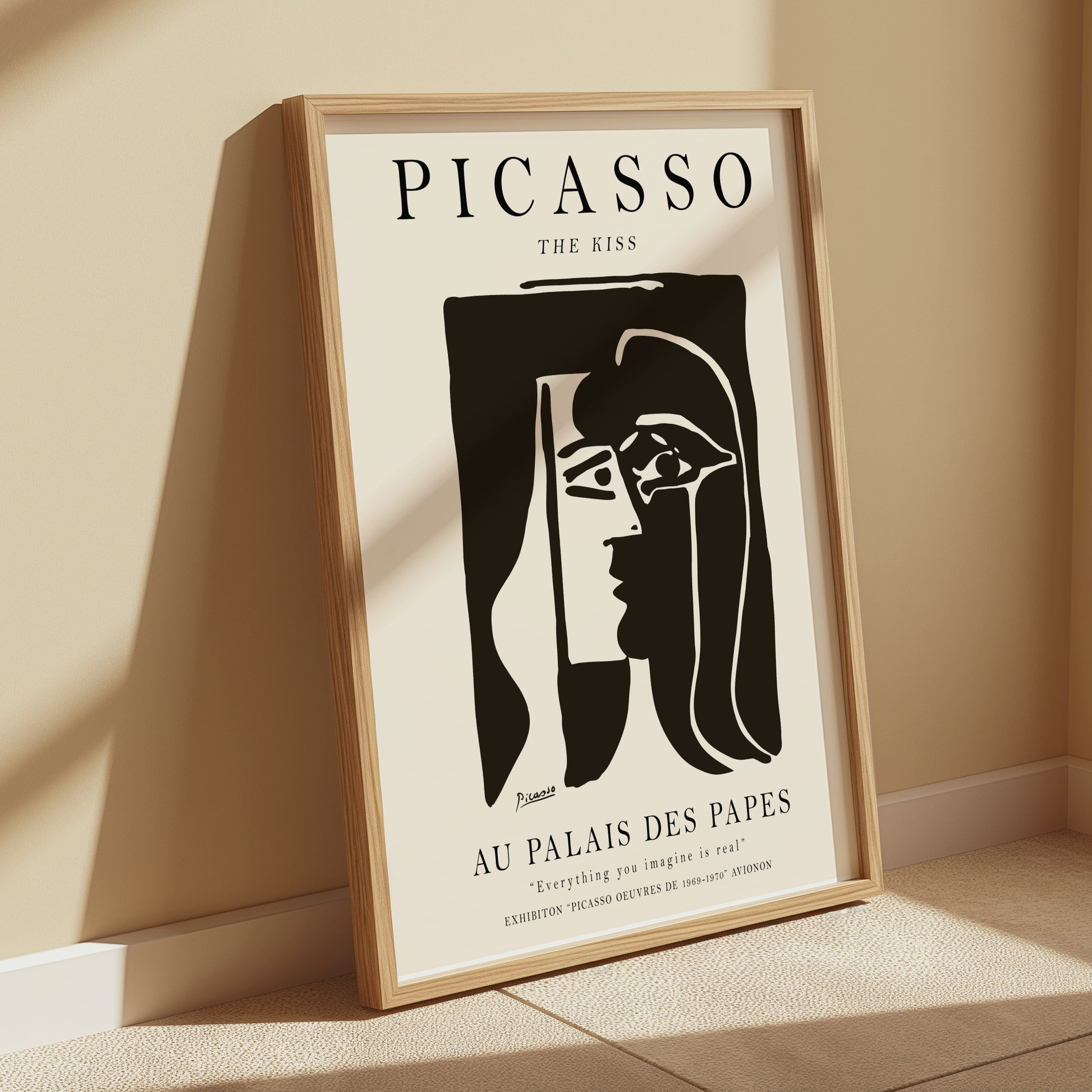 Premium Poster of Artful Picasso The Kiss Posters