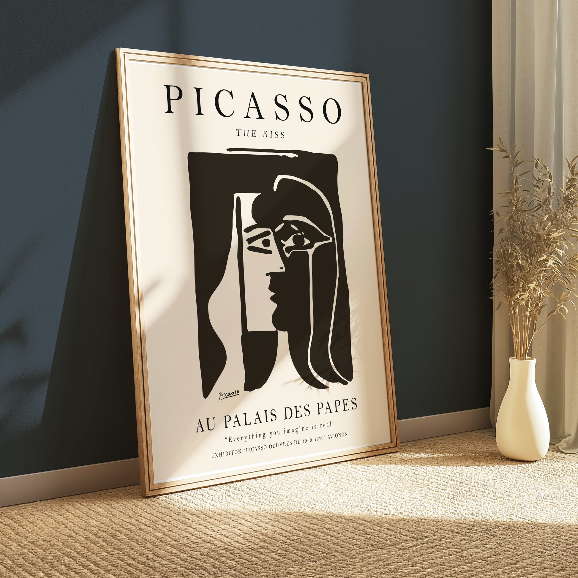 Premium Poster of Artful Picasso The Kiss Posters