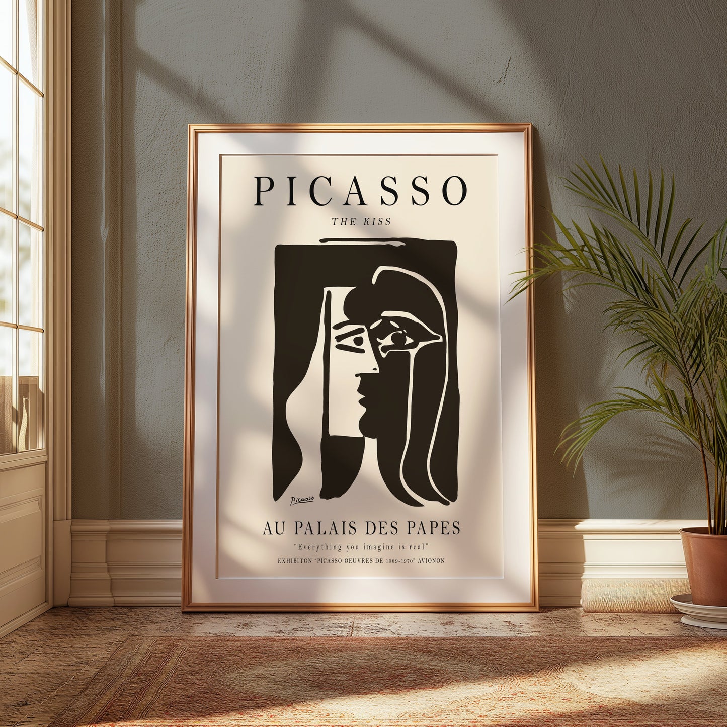 Premium Poster of Artful Picasso The Kiss Posters