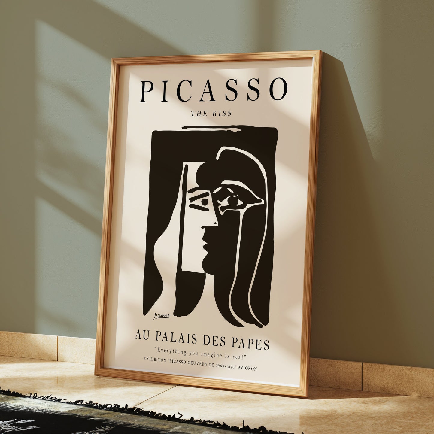Premium Poster of Artful Picasso The Kiss Posters