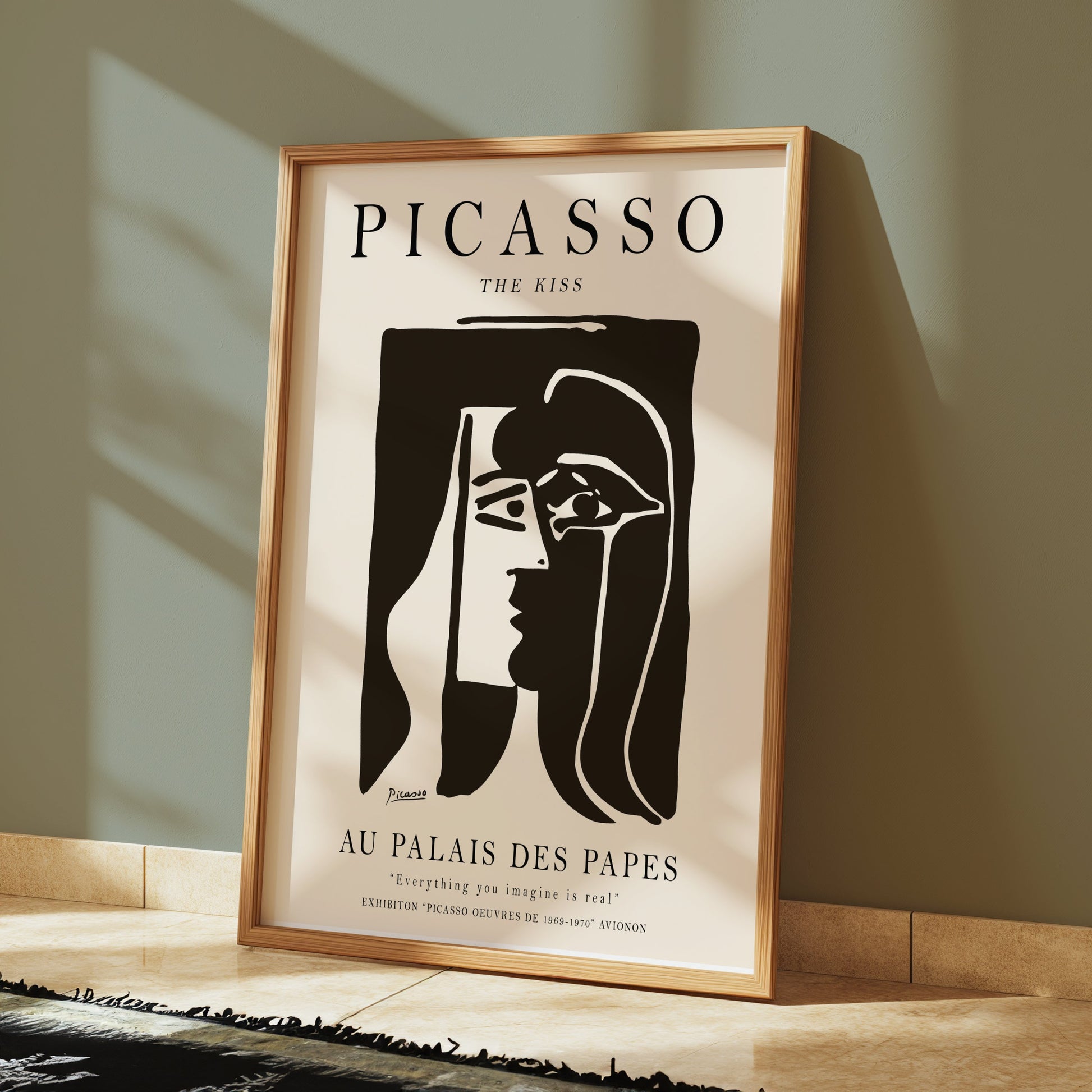 Premium Poster of Artful Picasso The Kiss Posters