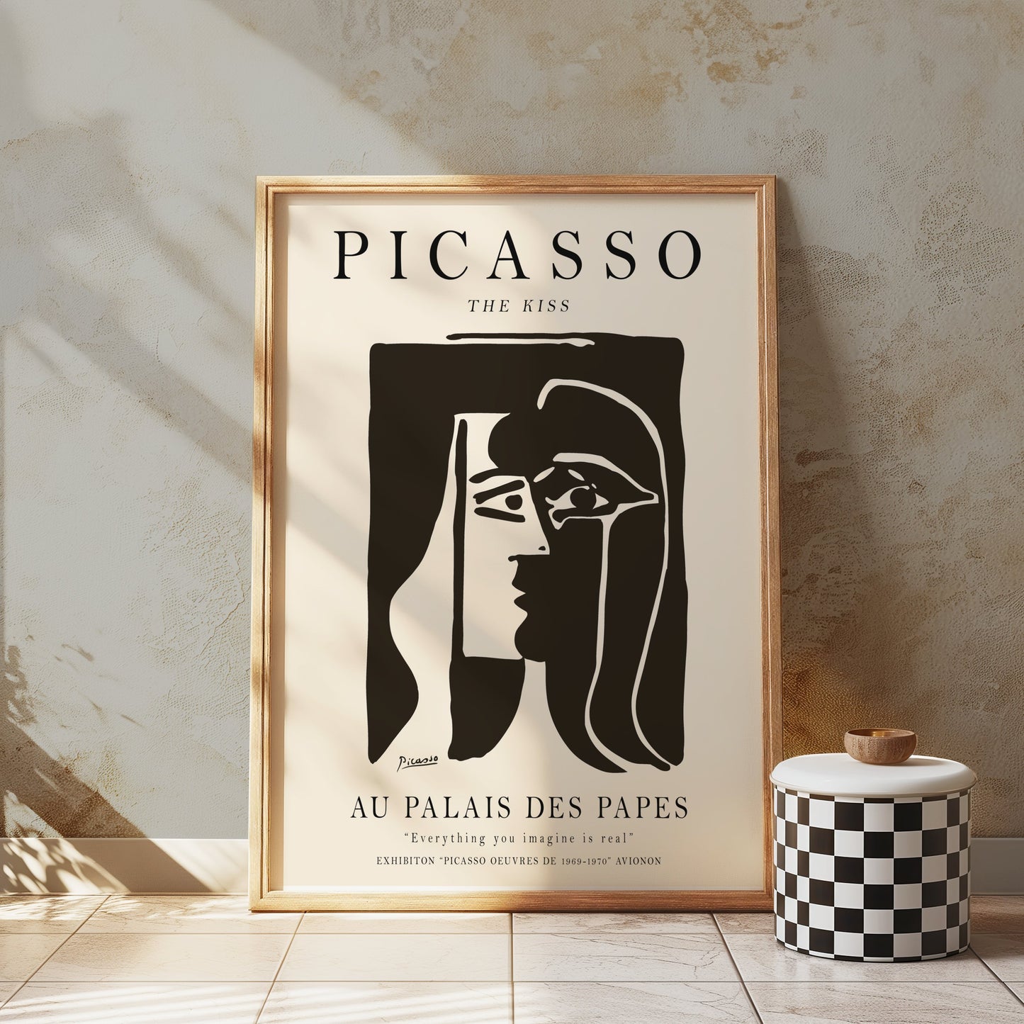 Premium Poster of Artful Picasso The Kiss Posters