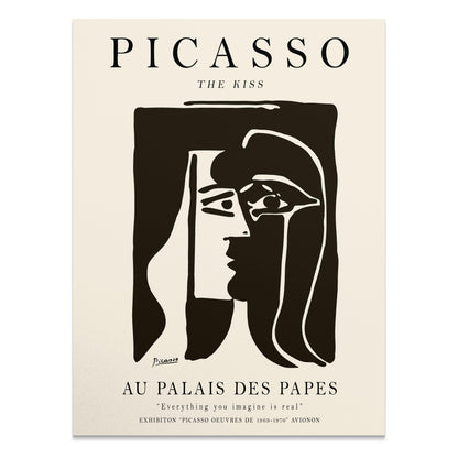 Premium Poster of Artful Picasso The Kiss Posters