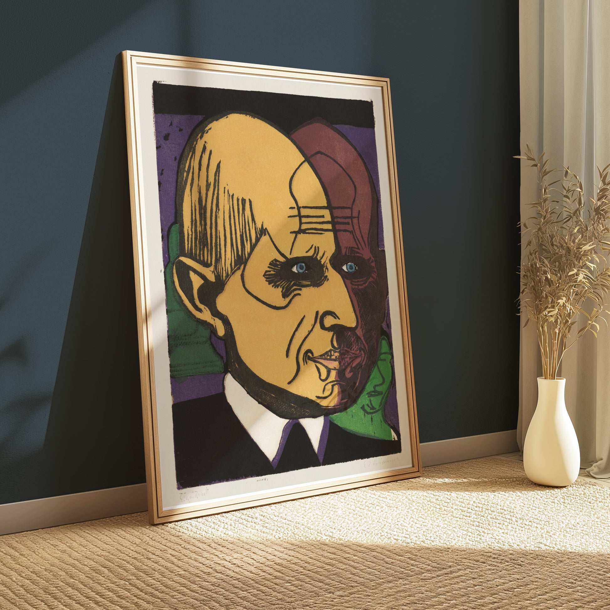 Premium Poster of Artistic Abstract Portrait Colorful Art Posters