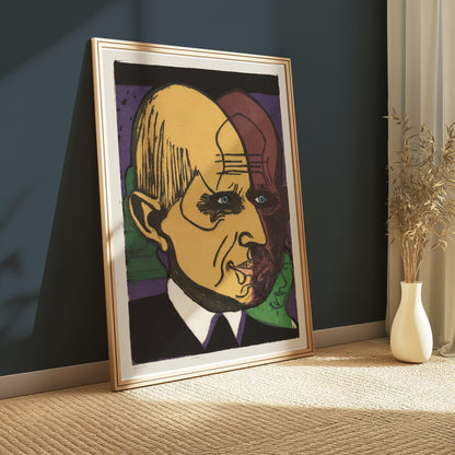 Premium Poster of Artistic Abstract Portrait Colorful Art Posters