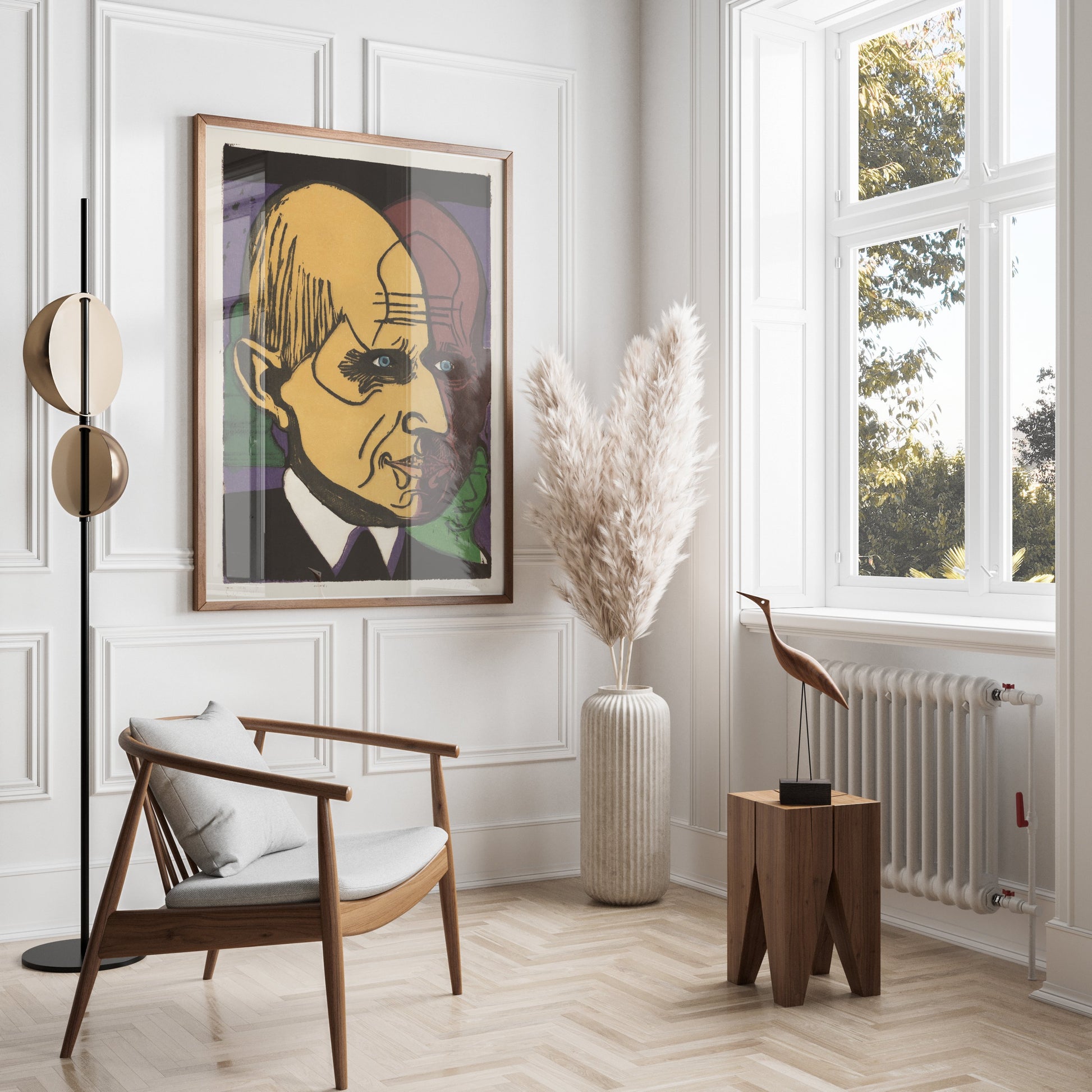 Premium Poster of Artistic Abstract Portrait Colorful Art Posters