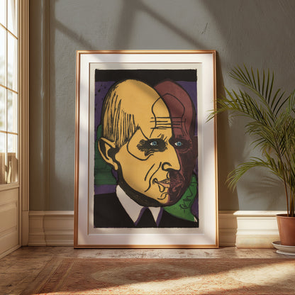 Premium Poster of Artistic Abstract Portrait Colorful Art Posters