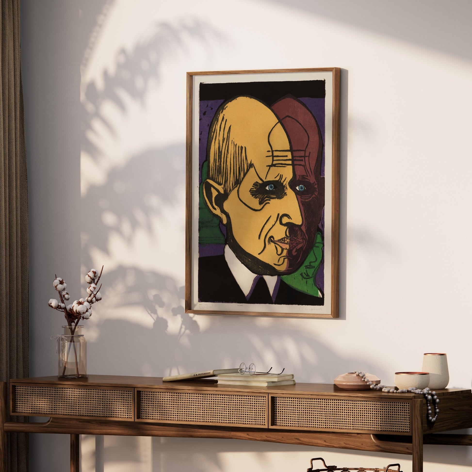 Premium Poster of Artistic Abstract Portrait Colorful Art Posters