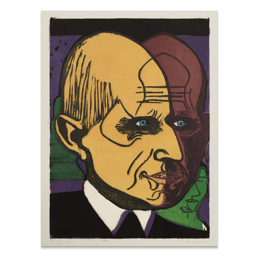 Premium Poster of Artistic Abstract Portrait Colorful Art Posters