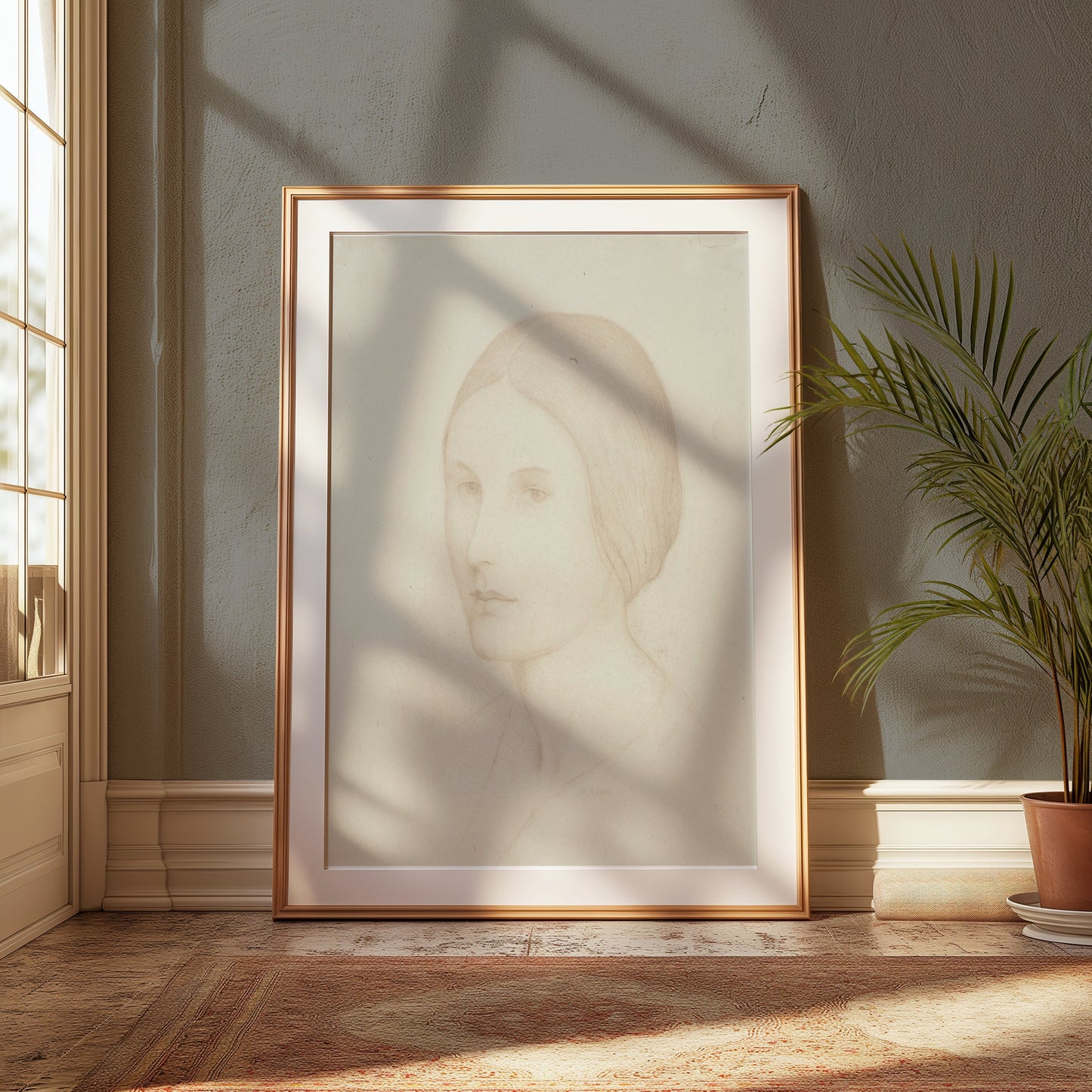 Premium Poster of Artistic Pencil Sketch Portrait Posters