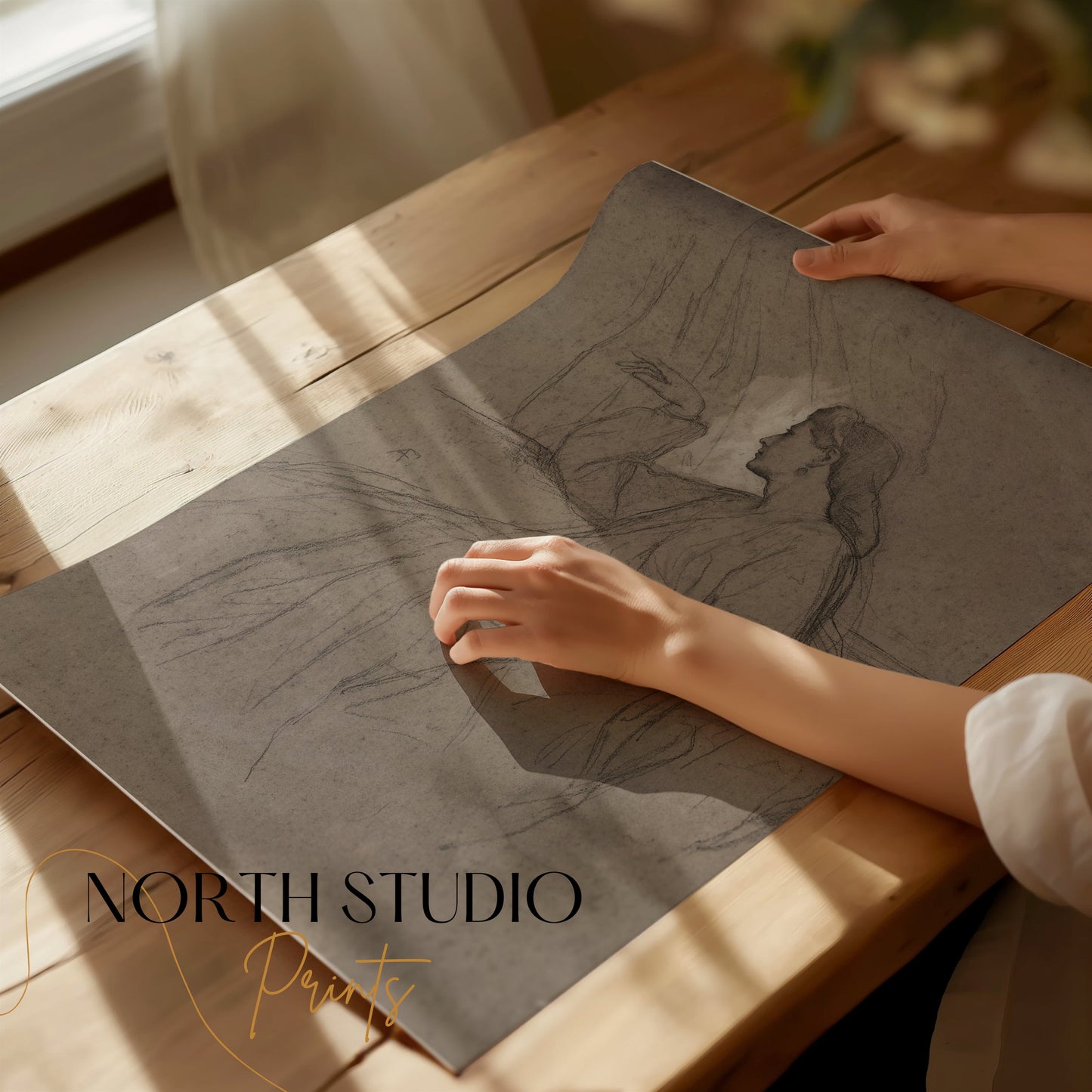 Premium Poster of Artistic Portrait Illustration of Woman Posters