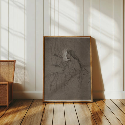 Premium Poster of Artistic Portrait Illustration of Woman Posters