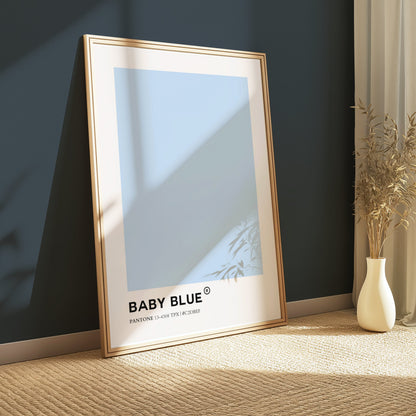 Premium Poster of Baby Blue Color Pantone 13-4308 TPX Hex C2DBEF Posters