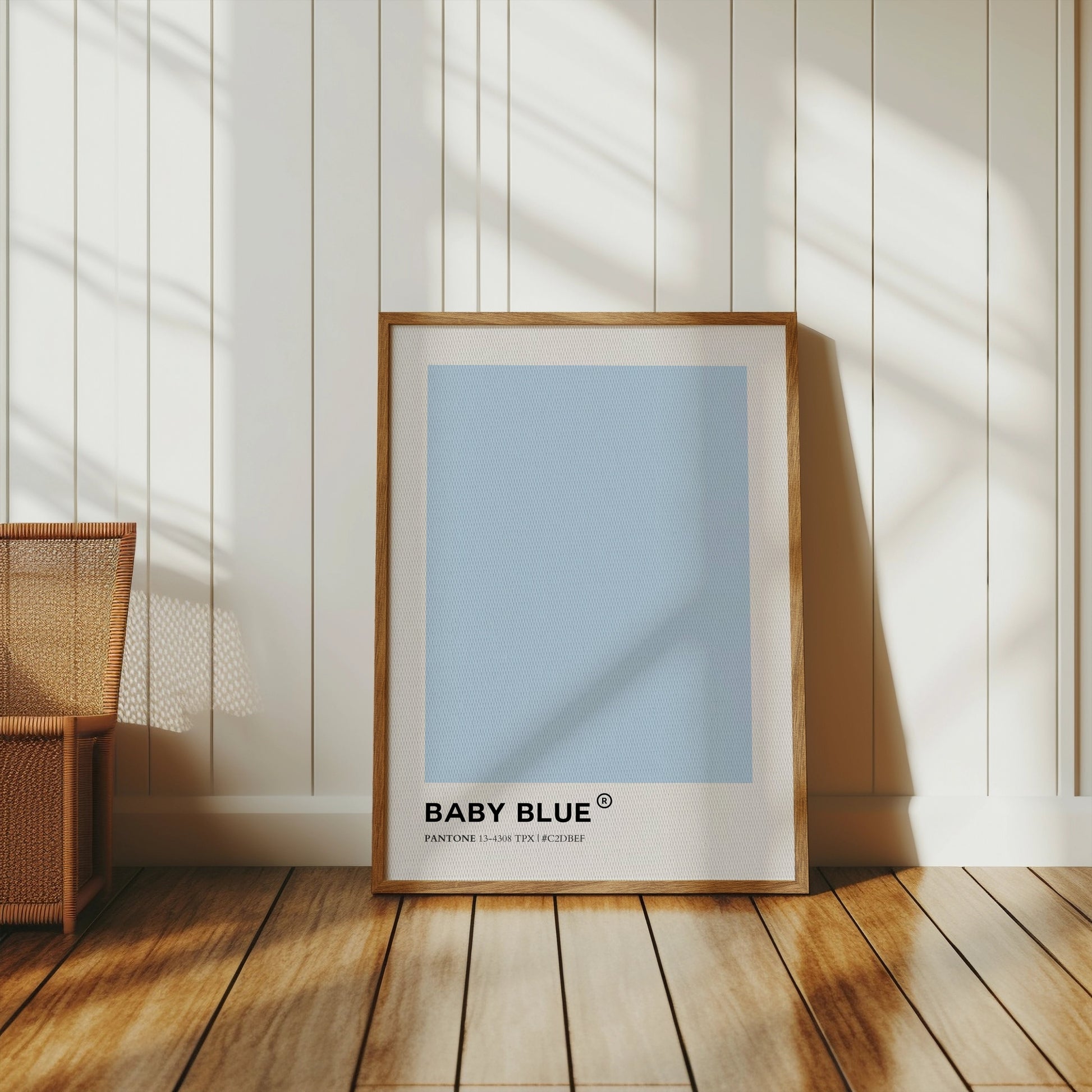 Premium Poster of Baby Blue Color Pantone 13-4308 TPX Hex C2DBEF Posters