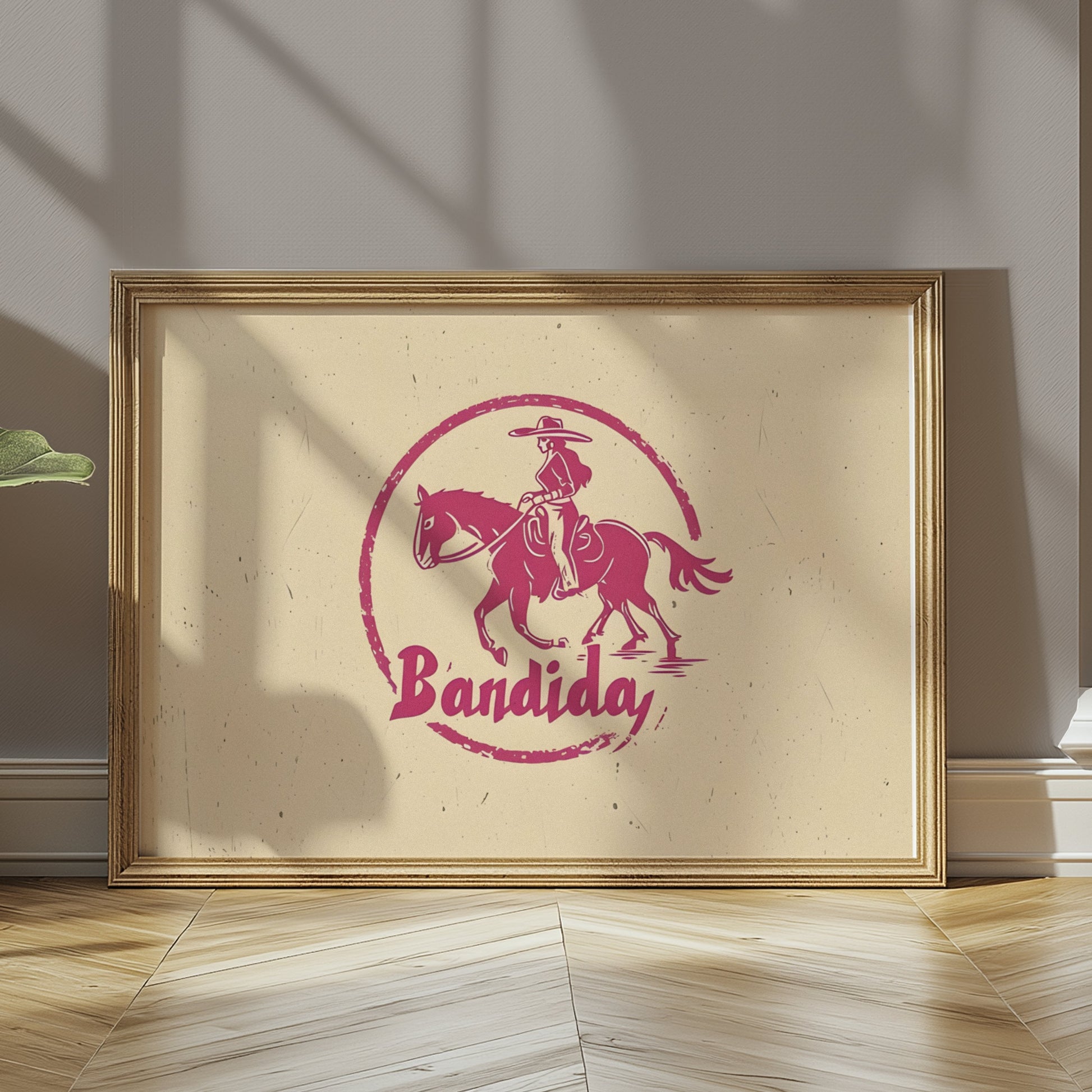 Premium Poster of Bandida Horse Riding Western Art Posters