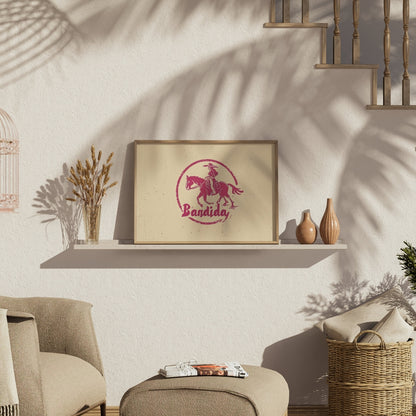 Premium Poster of Bandida Horse Riding Western Art Posters