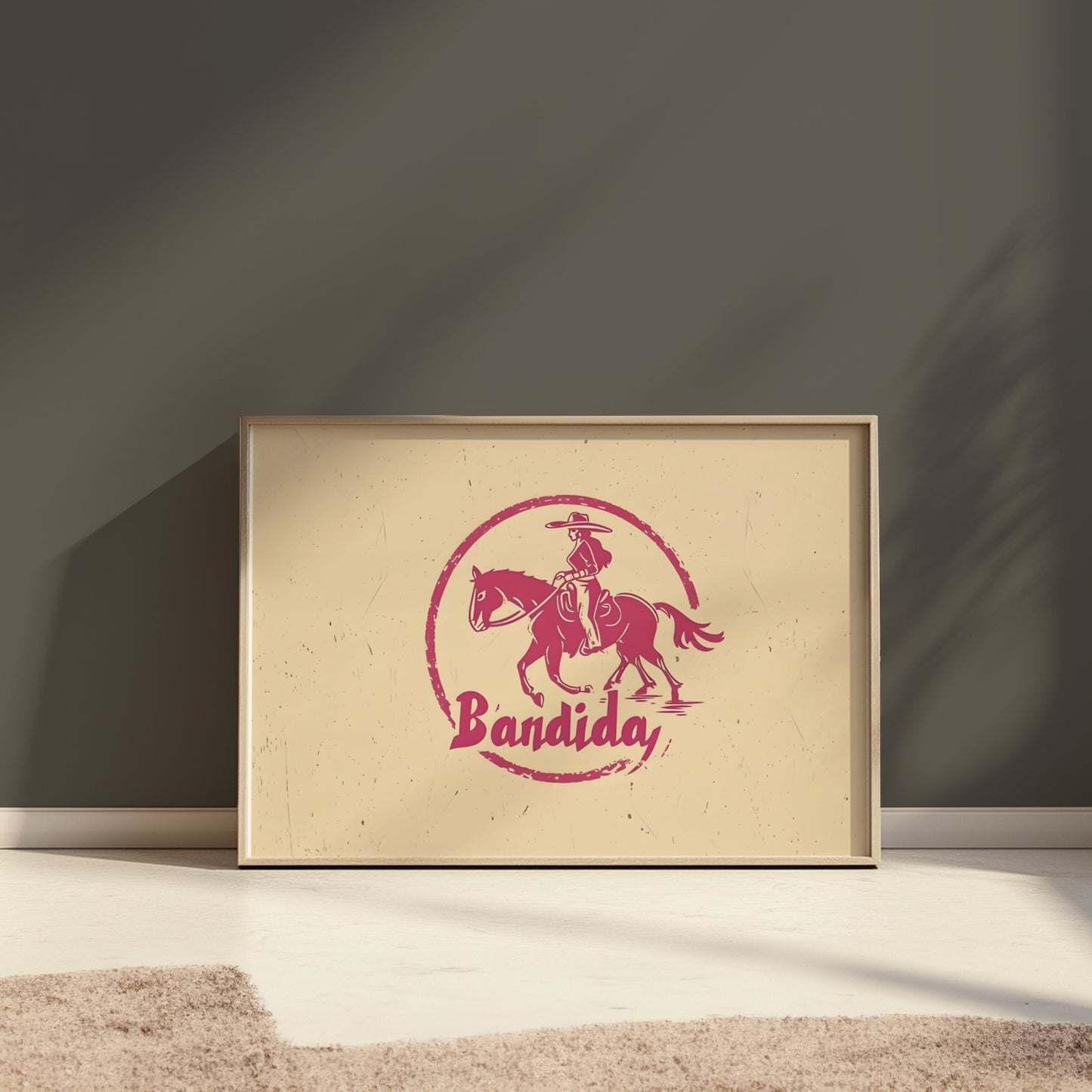 Premium Poster of Bandida Horse Riding Western Art Posters
