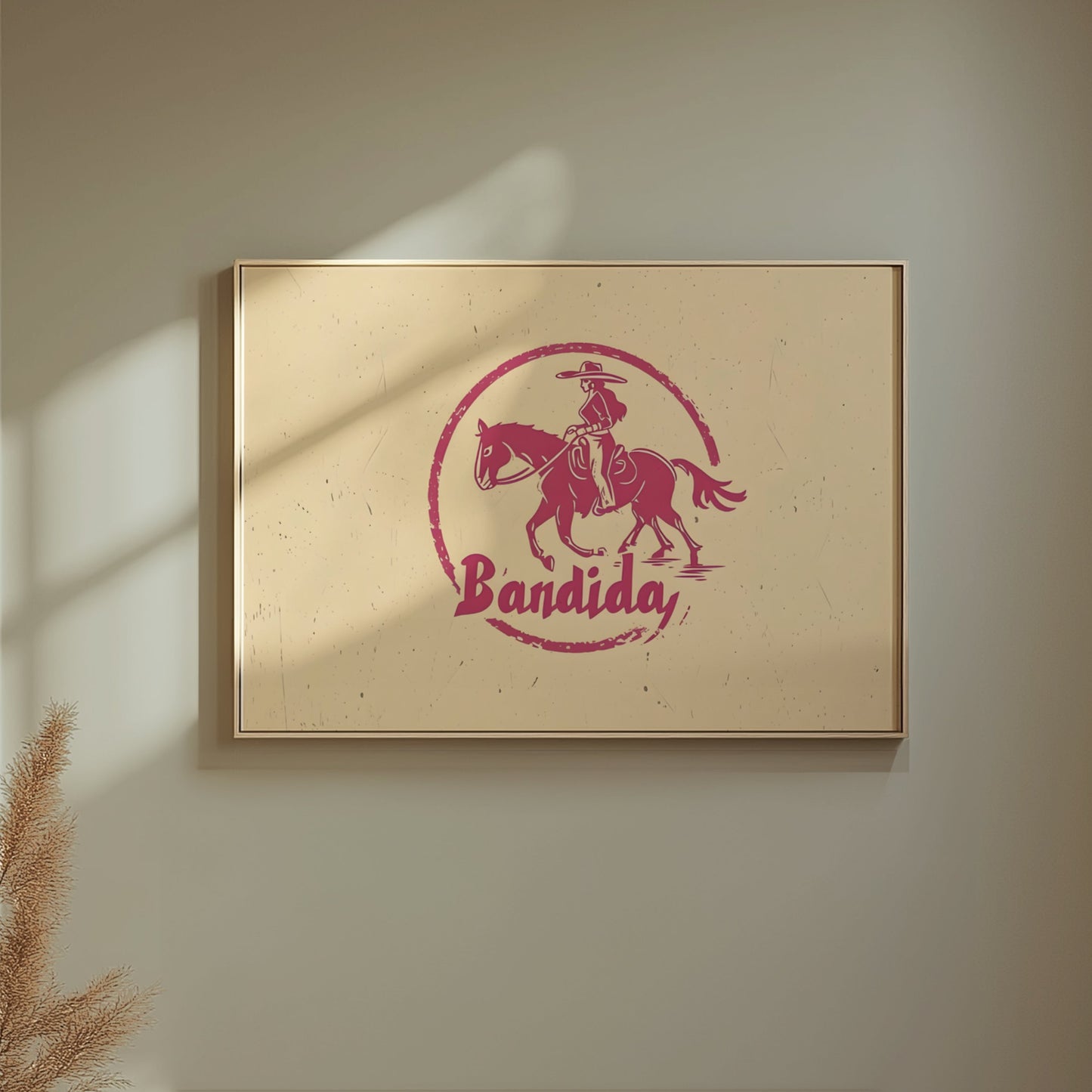 Premium Poster of Bandida Horse Riding Western Art Posters