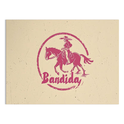 Premium Poster of Bandida Horse Riding Western Art Posters