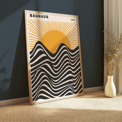Premium Poster of Bauhaus 1923 Abstract Sunrise Art Print Posters