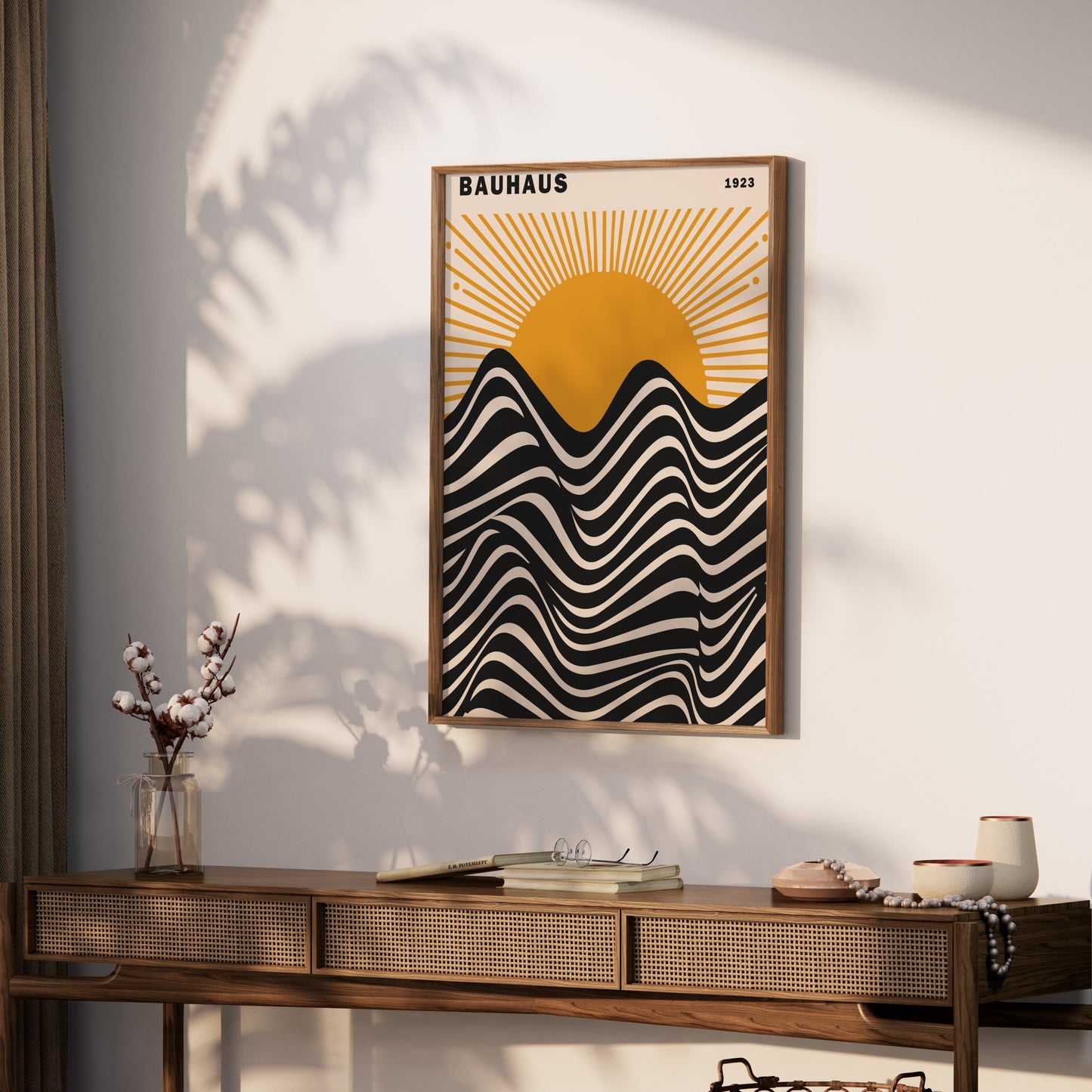 Premium Poster of Bauhaus 1923 Abstract Sunrise Art Print Posters