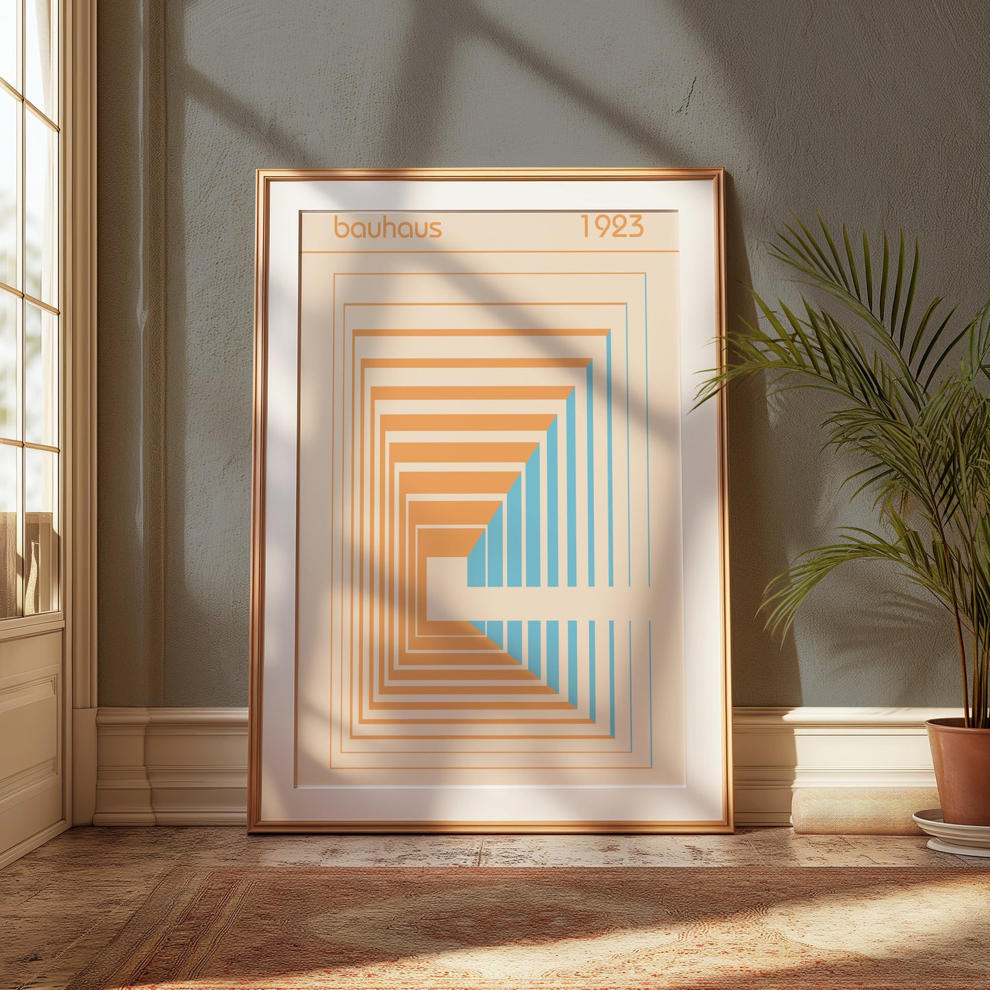 Premium Poster of Bauhaus 1923 Geometric Abstract Design Art Posters