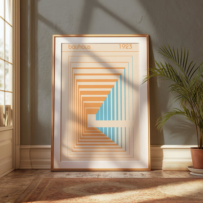 Premium Poster of Bauhaus 1923 Geometric Abstract Design Art Posters