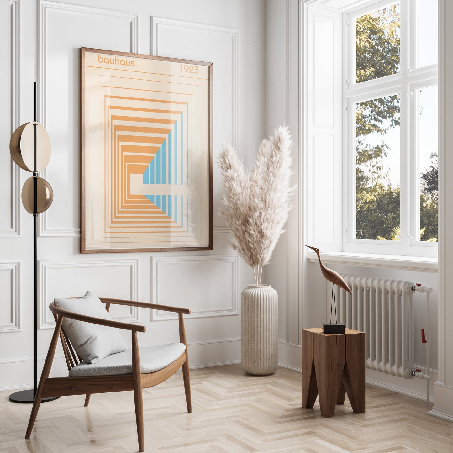 Premium Poster of Bauhaus 1923 Geometric Abstract Design Art Posters