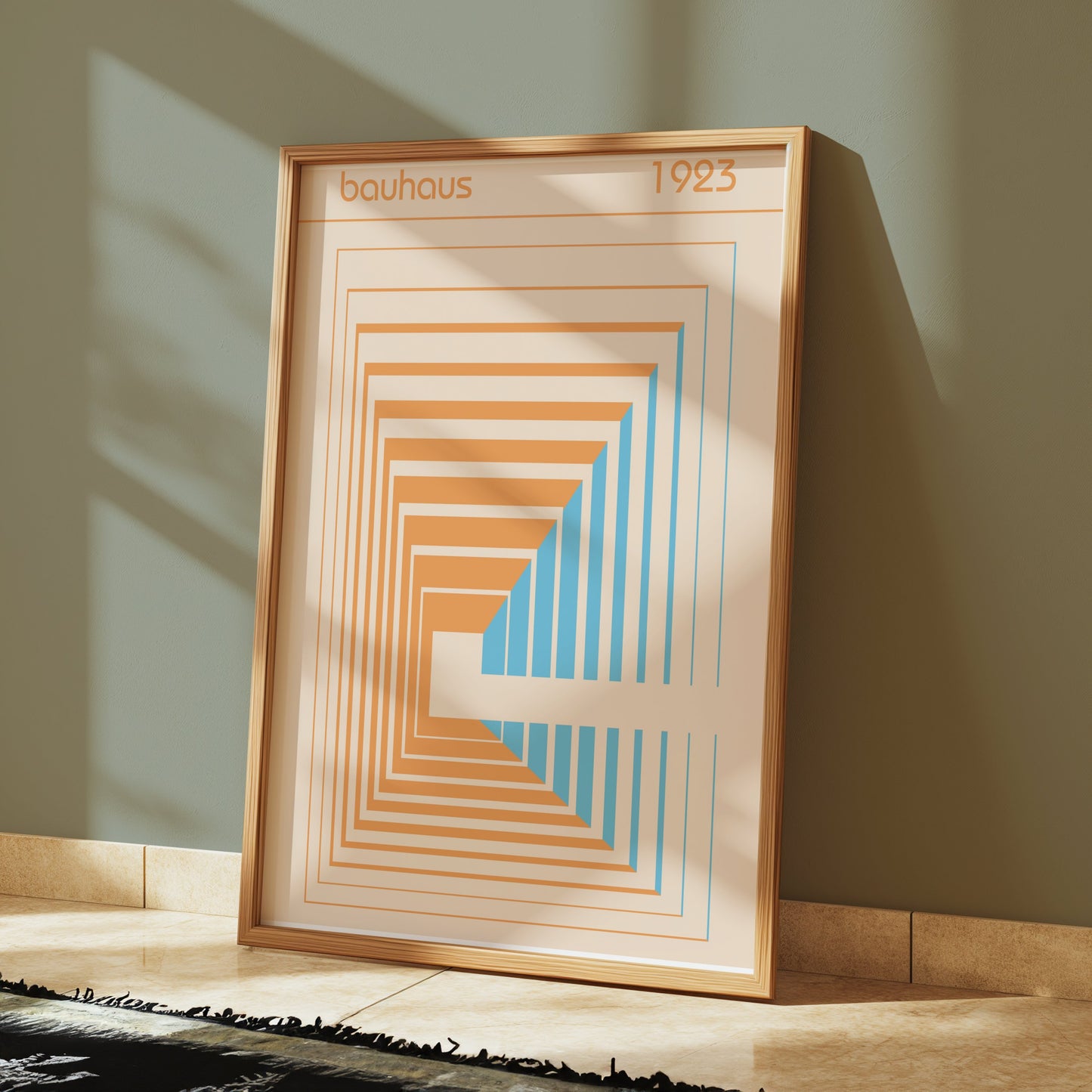 Premium Poster of Bauhaus 1923 Geometric Abstract Design Art Posters