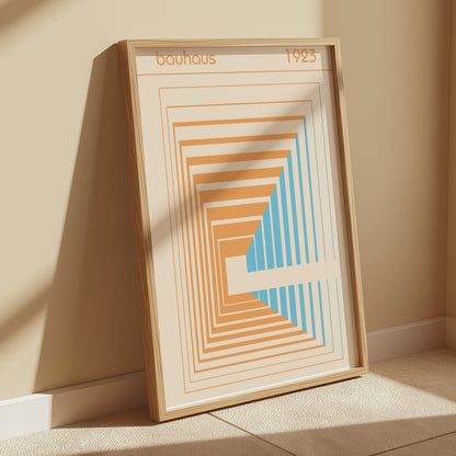 Premium Poster of Bauhaus 1923 Geometric Abstract Design Art Posters