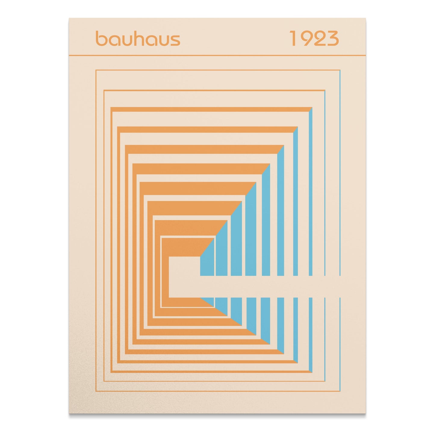 Premium Poster of Bauhaus 1923 Geometric Abstract Design Art Posters