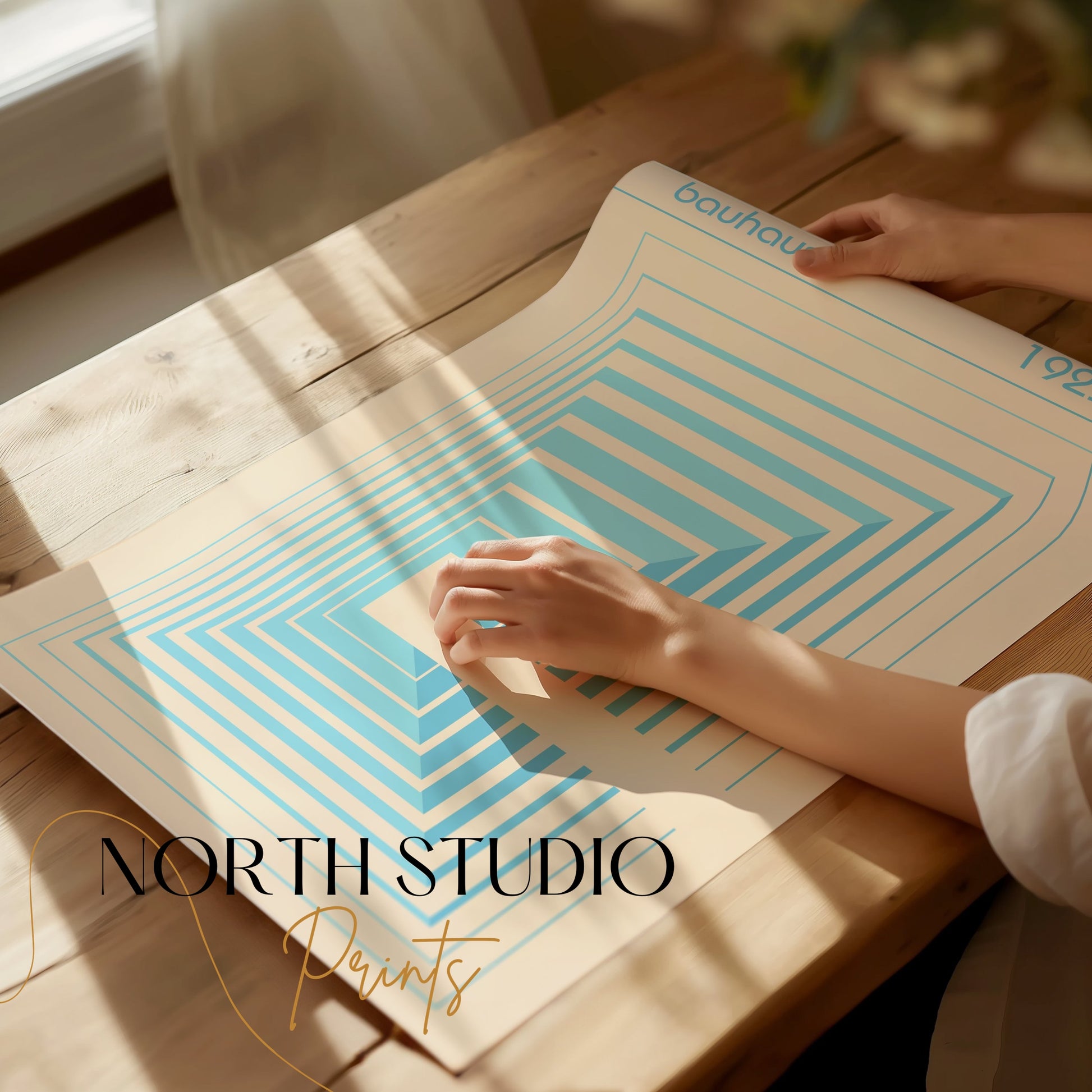Premium Poster of Bauhaus 1923 Geometric Art Design Posters