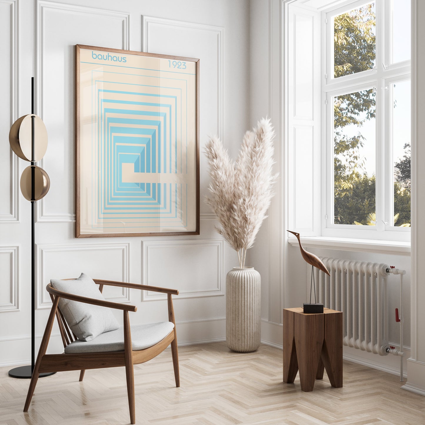 Premium Poster of Bauhaus 1923 Geometric Art Design Posters