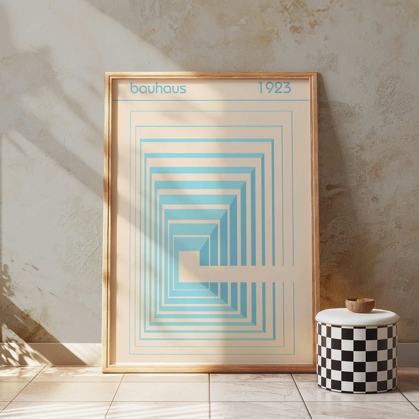 Premium Poster of Bauhaus 1923 Geometric Art Design Posters