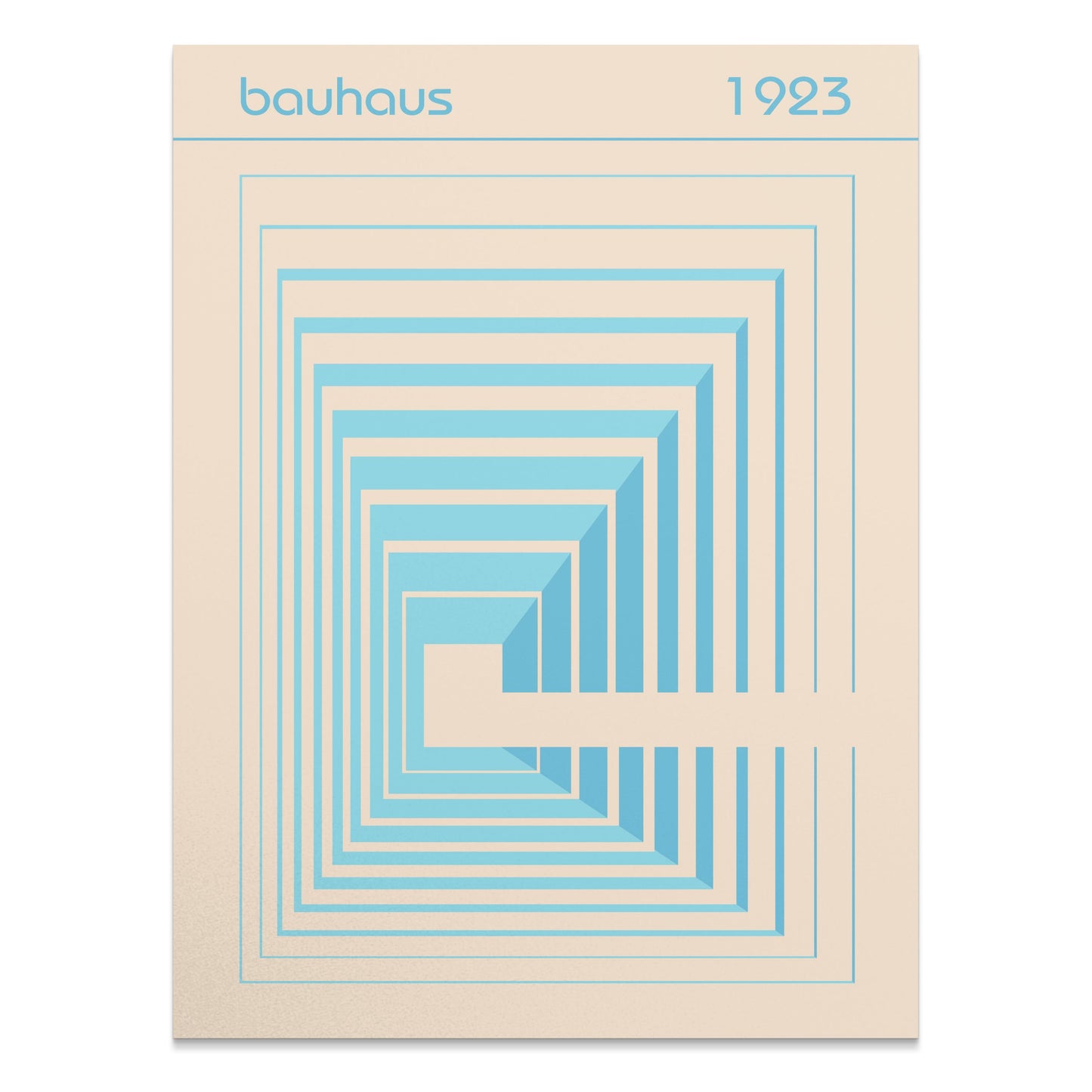Premium Poster of Bauhaus 1923 Geometric Art Design Posters
