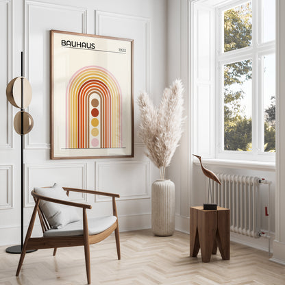 Premium Poster of Bauhaus 1923 Modern Minimalist Arch Design Posters