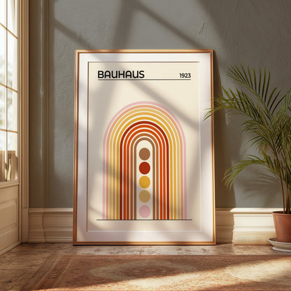 Premium Poster of Bauhaus 1923 Modern Minimalist Arch Design Posters