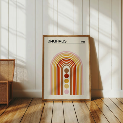 Premium Poster of Bauhaus 1923 Modern Minimalist Arch Design Posters