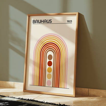 Premium Poster of Bauhaus 1923 Modern Minimalist Arch Design Posters
