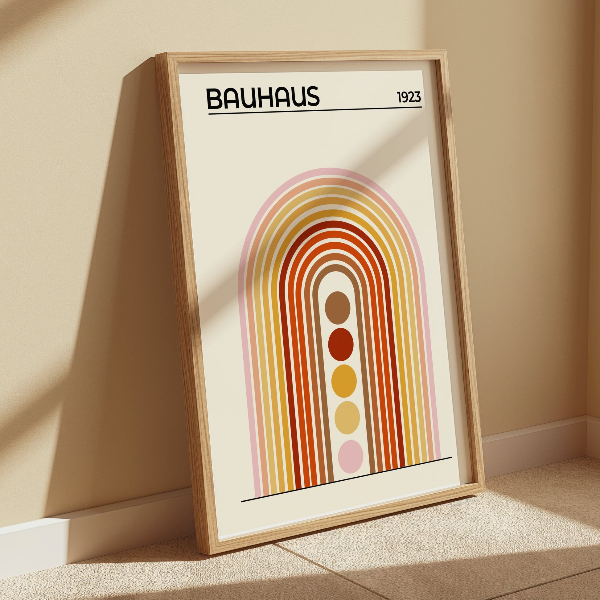 Premium Poster of Bauhaus 1923 Modern Minimalist Arch Design Posters
