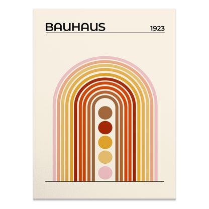 Premium Poster of Bauhaus 1923 Modern Minimalist Arch Design Posters
