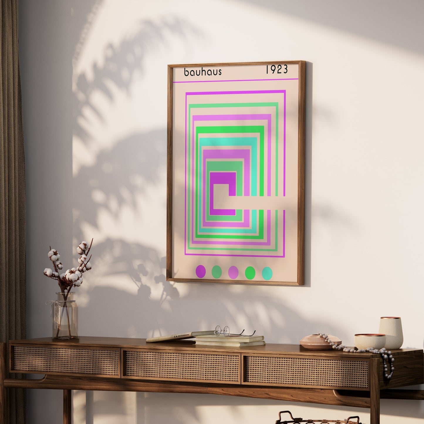 Premium Poster of Bauhaus 1923 Retro Geometric Art Design Posters