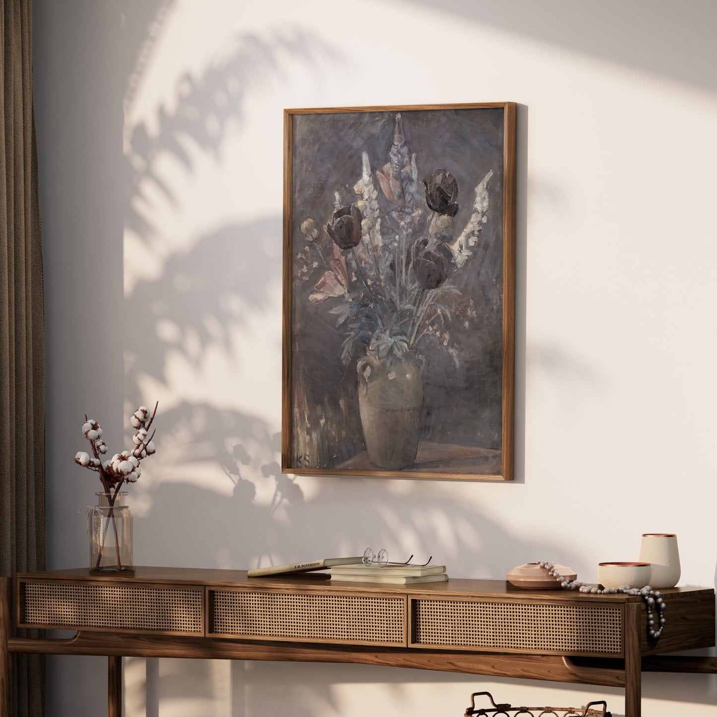 Premium Poster of Beautiful Abstract Floral Still Life Art Print Posters