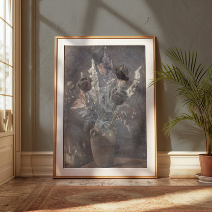 Premium Poster of Beautiful Abstract Floral Still Life Art Print Posters