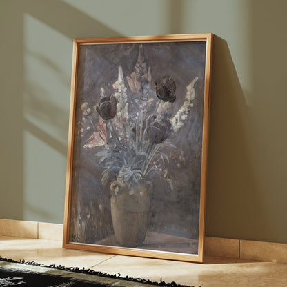 Premium Poster of Beautiful Abstract Floral Still Life Art Print Posters