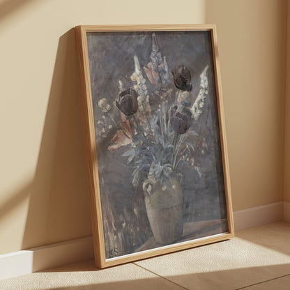 Premium Poster of Beautiful Abstract Floral Still Life Art Print Posters